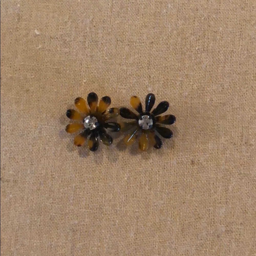 Jcrew tortoise shell studs
